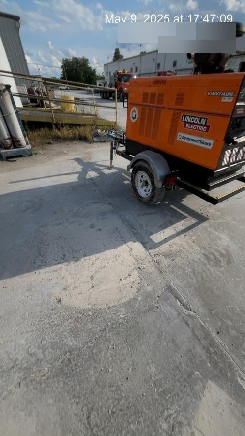 2022 Lincoln Electric Vantage 549X Crosslink Technology, Trailer Mounted, ES Decals, T3