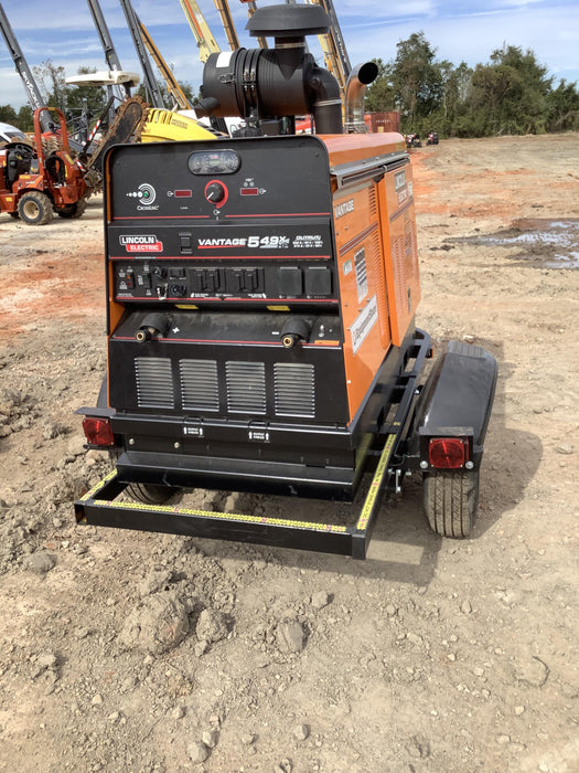 2021 Lincoln Electric Vantage 549X Ready Pak 3, ORANGE (includes trailer, cable rack, fender light kit)