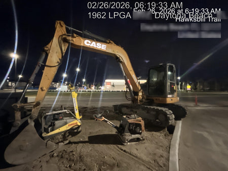 2015 Case CX80C CLOSED CAB, A/C, RUBBER TRACKS PADS, 7'-2" ARM