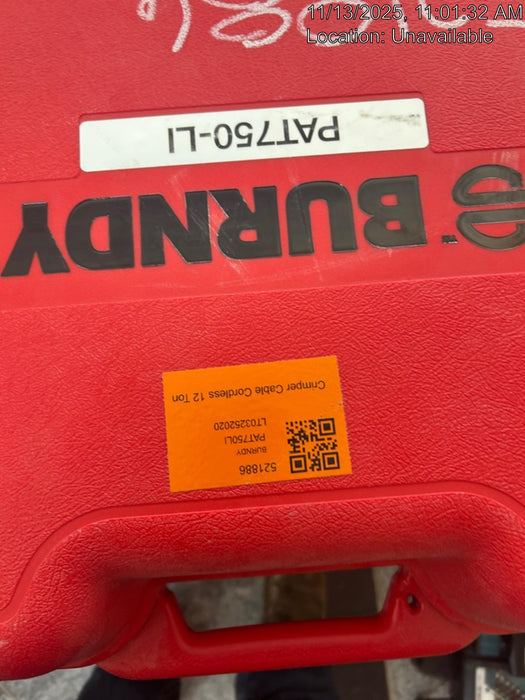 2025 BURNDY PAT750LI