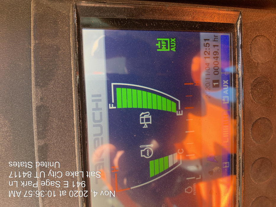 2020 Takeuchi TB250-2C Cab/Heat/Air, Rubber Tracks, Manual TAG QC