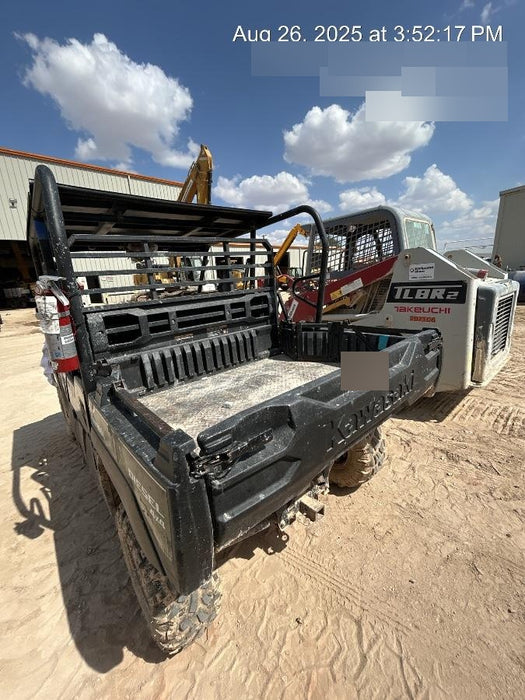 Kawasaki Mule PRO-DXT Standard Options, Backup Alarm, Beacon, Plastic Hard Top, Poly Windshield, Horn Kit