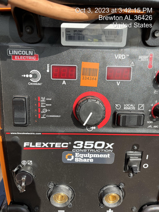 2023 LINCOLN ELECTRIC FLEXTEC 350X