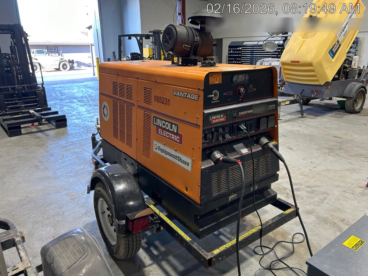 2021 Lincoln Electric Vantage 549X Ready Pak 3, ORANGE (includes trailer, cable rack, fender light kit)