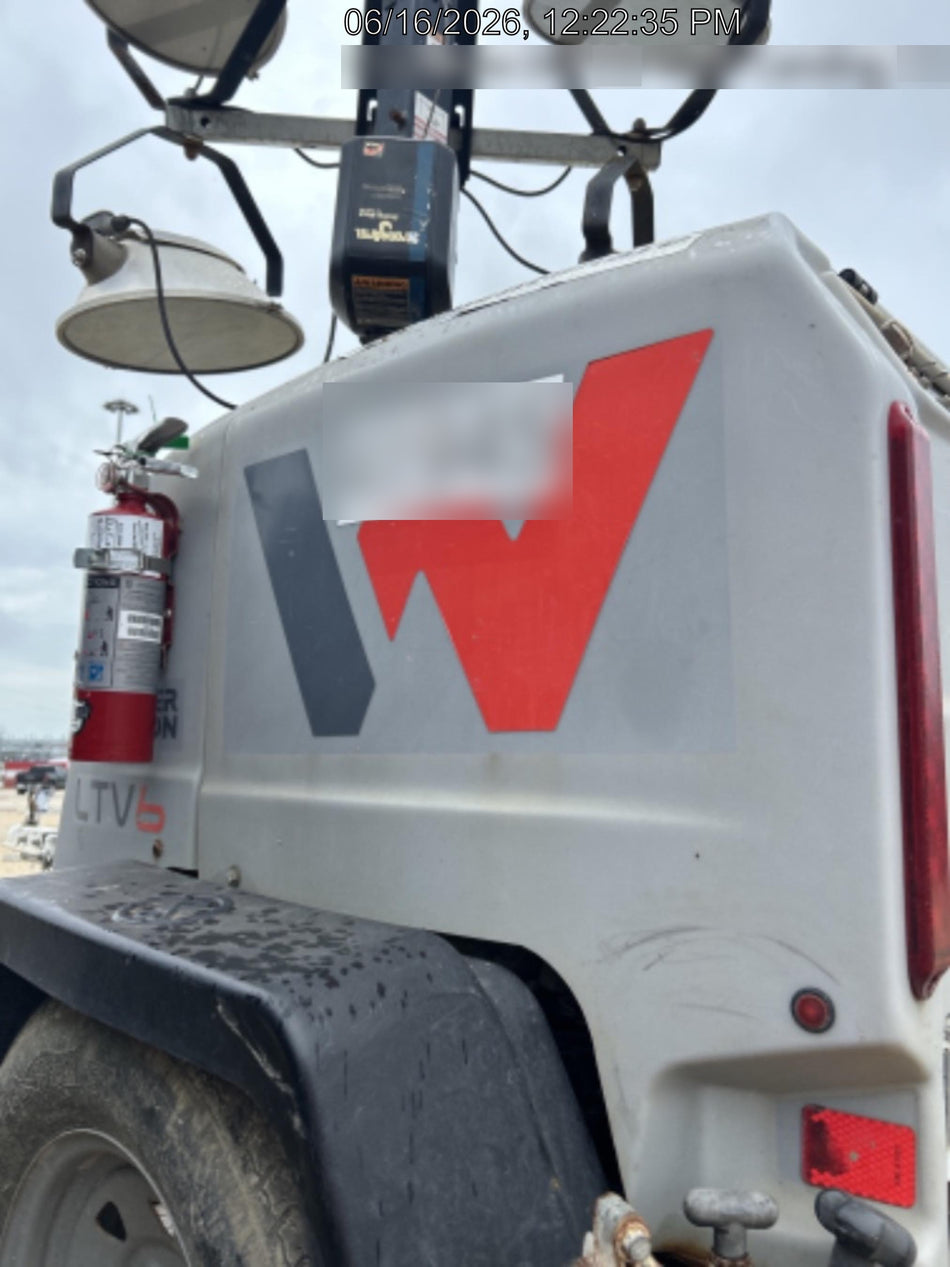 Wacker Neuson LTV6K-MH Power mast, 1100W MH, Fuel Sensors, Wiring Harness