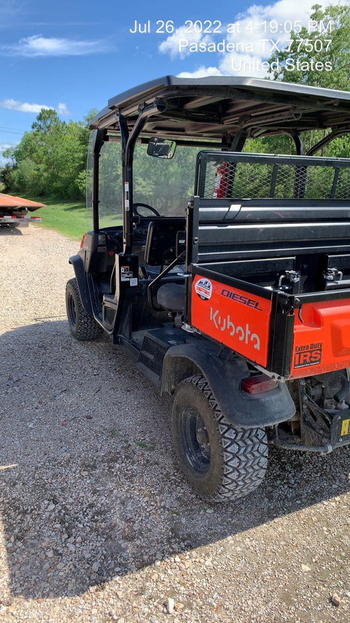 2022 Kubota RTV-X1140W-H Plastic Canopy, Windshield Acrylic Clear, LED Strobe Light, Wire Harness Kit, Back up Alarm