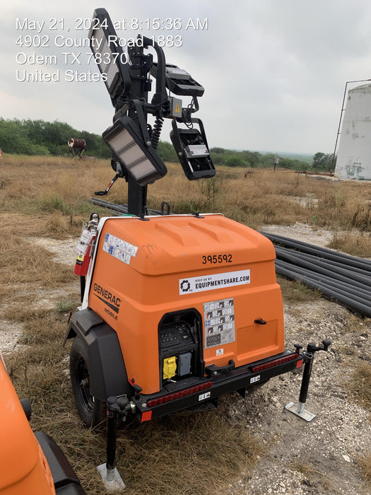 2024 Generac MLT2 Diesel, Flex Switch 120V Input, Powerzone Controller, 
(4) 320W LED Lights, 4kW Generator, 39.9 Gal Fuel Tank, 2" Ball, T3