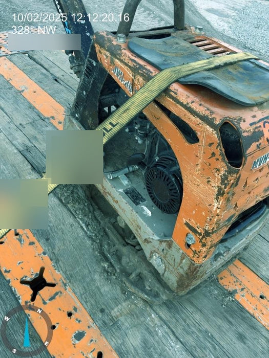 2023 Multiquip MV308GH Honda GX270, 18" Plate, Tachometer