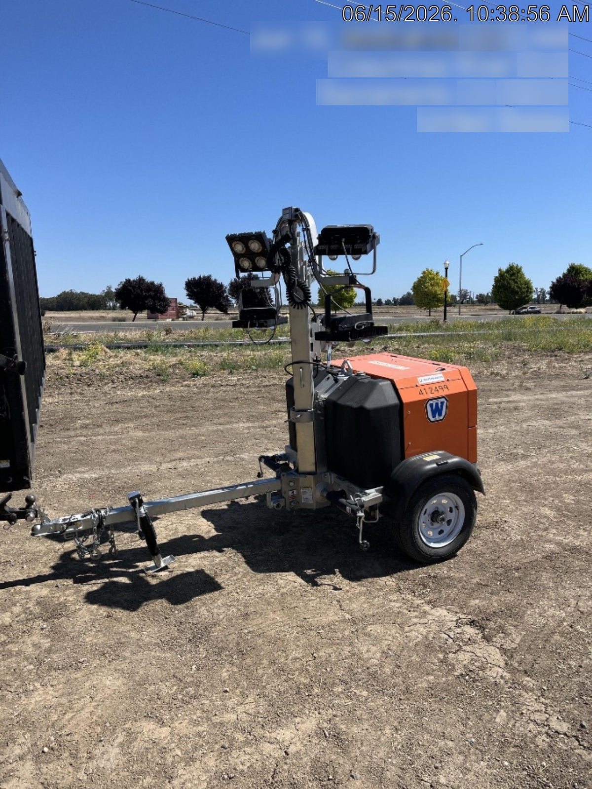 2024 Wanco WLTT-4MM4K Diesel, Deep Sea Controller, Shore Power Plug, Auto Start, (4) 350W LED Floodlights, 4kW Generator, 60 Gal Fuel Tank, 2" Ball, T3
