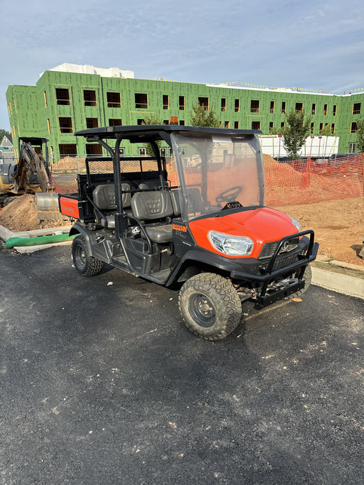 2022 Kubota RTV-X1140W-H Plastic Canopy, Windshield Acrylic Clear, LED Strobe Light, Wire Harness Kit, Back up Alarm
