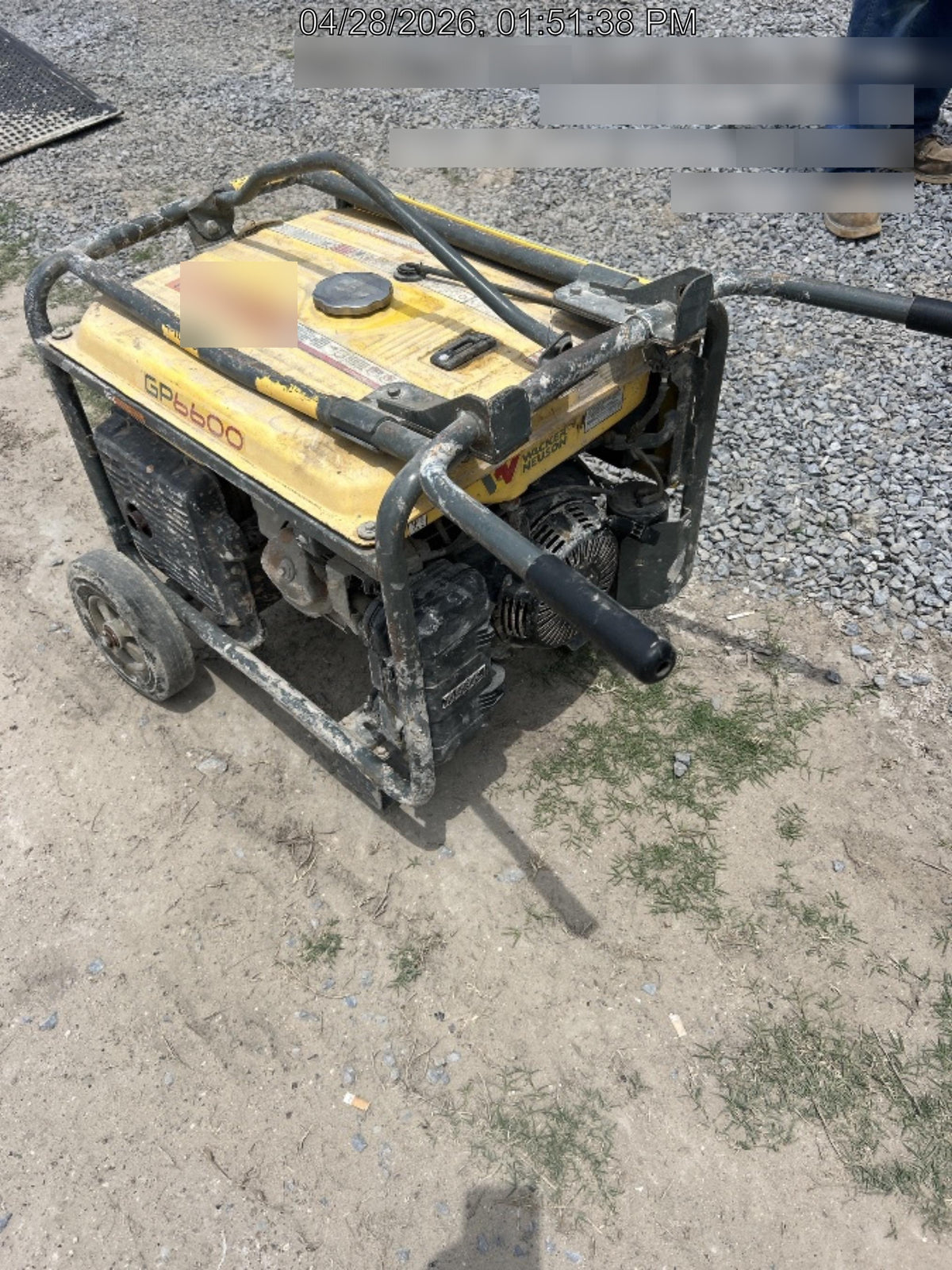 2020 WACKER NEUSON GP6600A