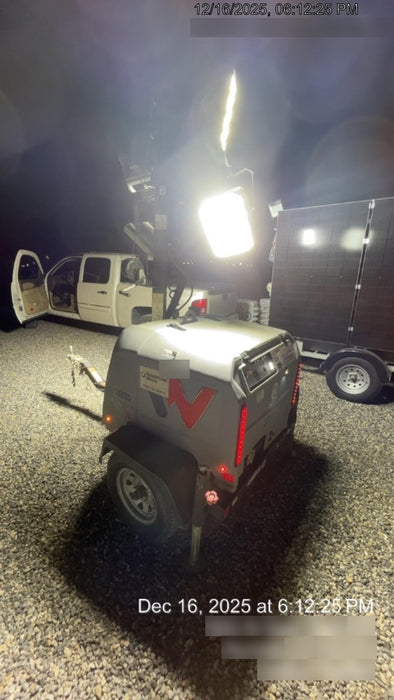 2019 Wacker Neuson LTV6L-MH Mobile Light Tower w/Fuel Level Sensor Installed