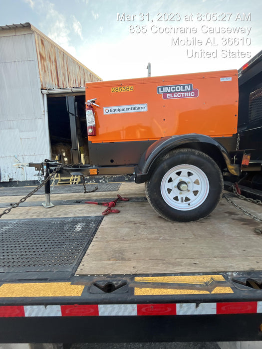 2022 Lincoln Electric LE400 Kubota V1505, Trlr, Cable Rack, Light Kit, ES Decals, T3