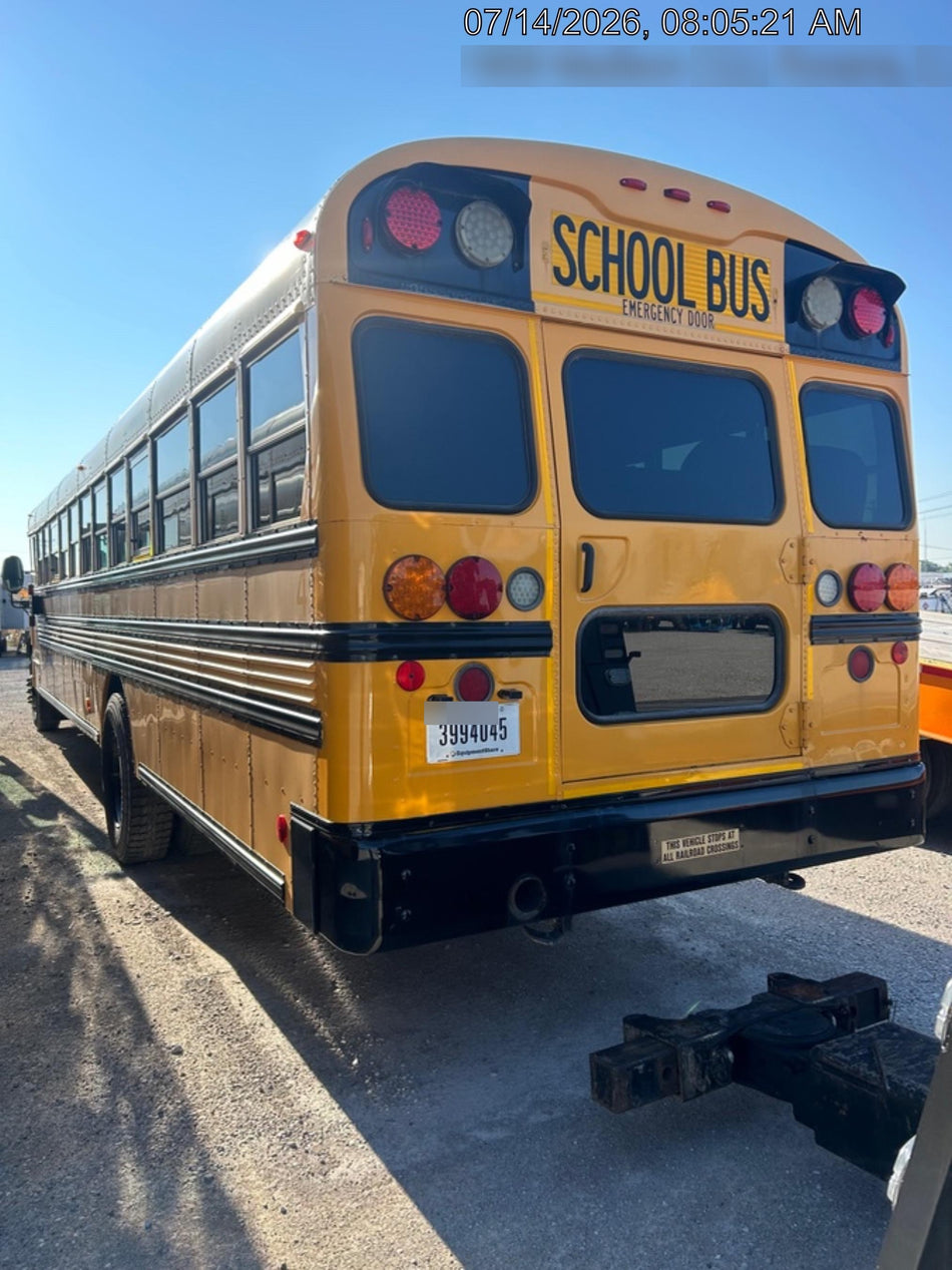 2012 BLUE BIRD 72 Passenger Bus