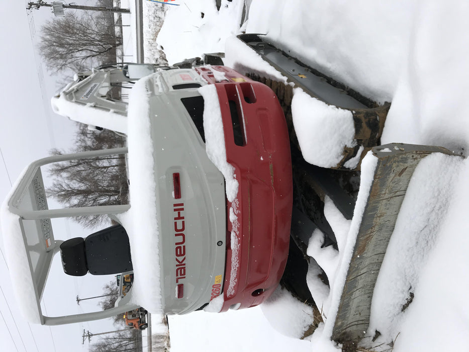 2019 Takeuchi TB260 Takeuchi TB260 Canopy w/Rubber Tracks, Auxiliary Hydraulics, Standard Blade, Manual QC