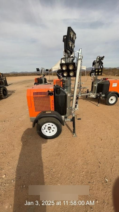 2024 Wanco WLTT-4MM4K Diesel, Deep Sea Controller, Shore Power Plug, Auto Start, (4) 350W LED Floodlights, 4kW Generator, 60 Gal Fuel Tank, 2" Ball, T3