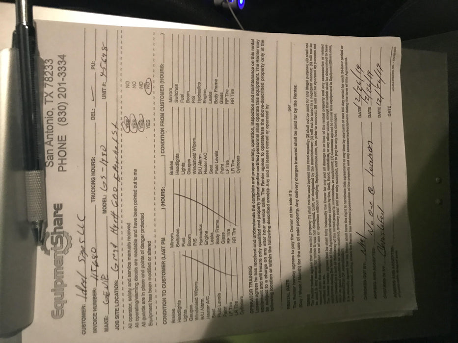 2019 Genie GS-1930 Fixed rails with chain Entry