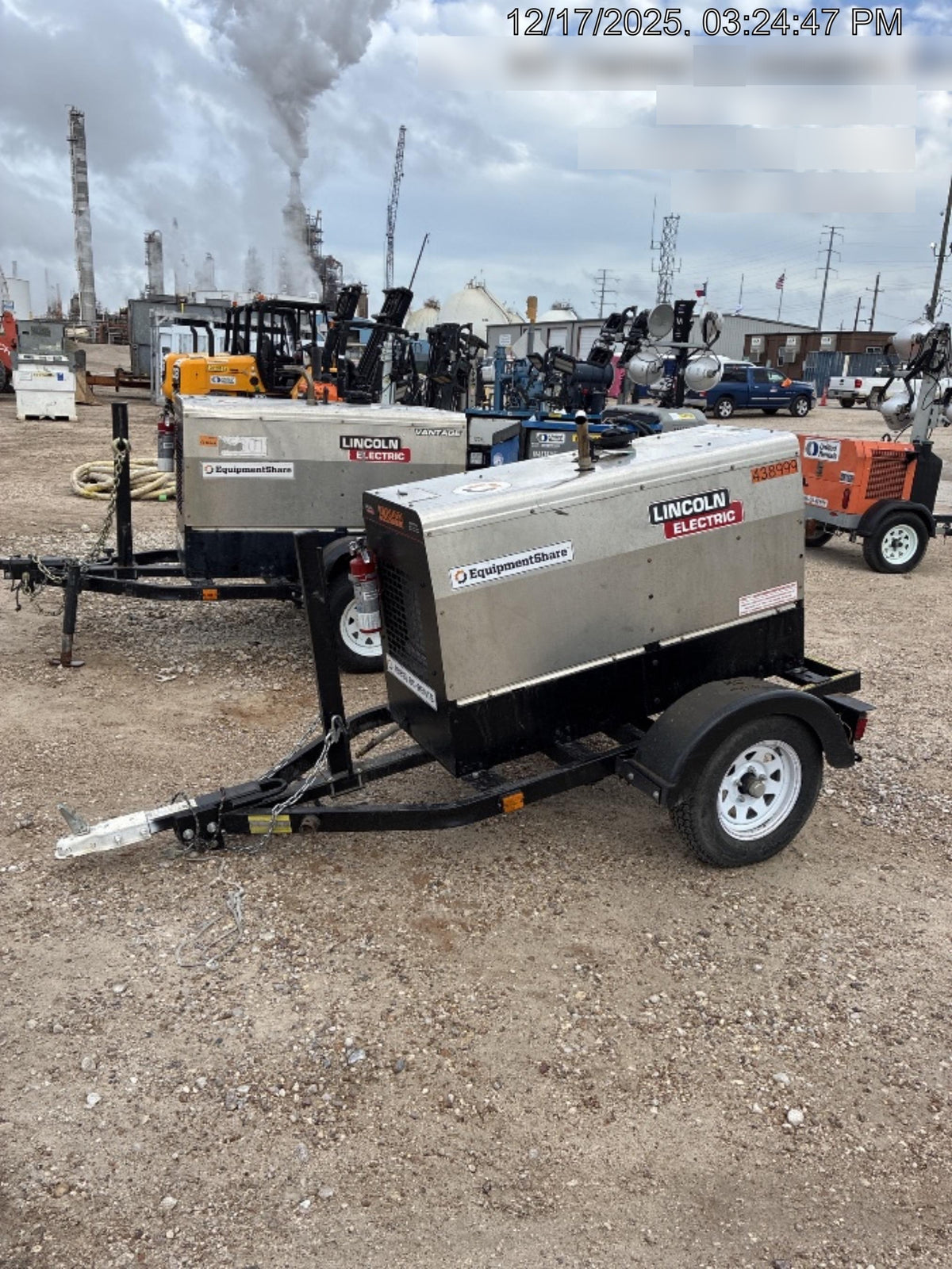 2024 Lincoln Electric LE400 Kubota V1505, Trlr, Cable Rack, Light Kit, ES Decals, T3