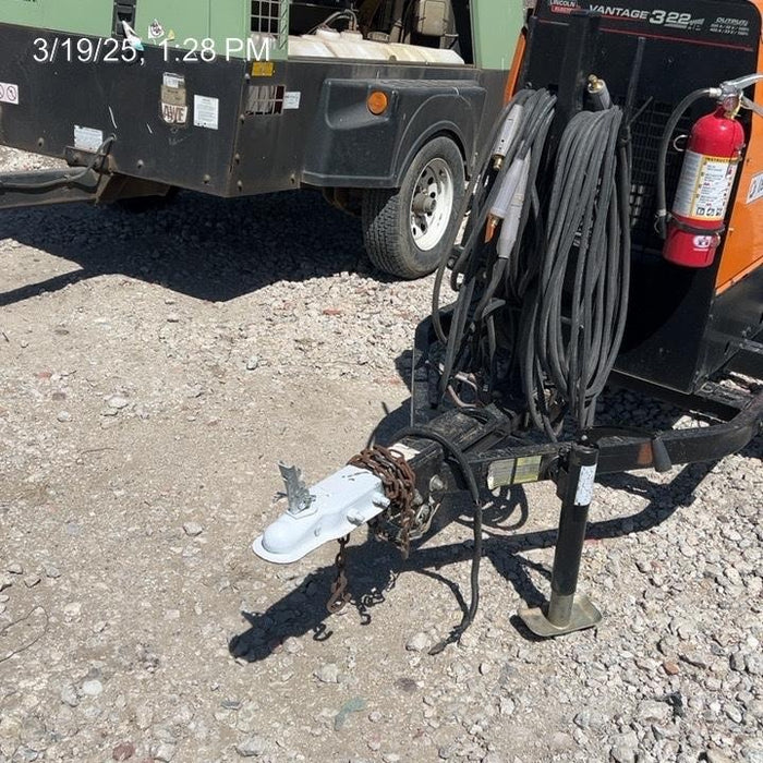 2021 Lincoln Electric Vantage 322 Vantage 322 Ready Pak 3 w/ Decals, ORANGE (includes trailer, cable rack, fender light kit) NO Telematics