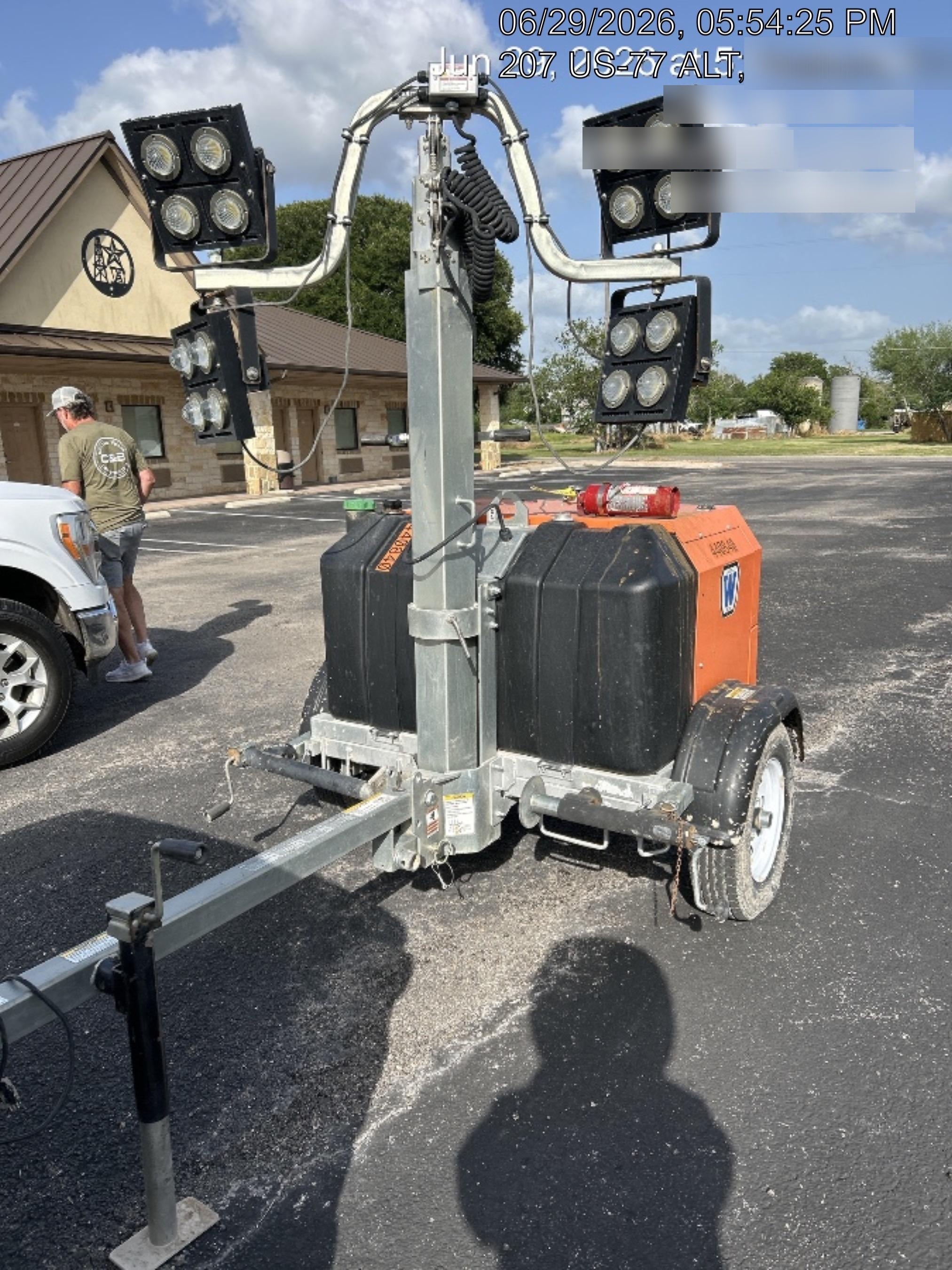 2024 Wanco WLTT-4MM4K Diesel, Deep Sea Controller, Shore Power Plug, Auto Start, (4) 350W LED Floodlights, 4kW Generator, 60 Gal Fuel Tank, 2" Ball, T3