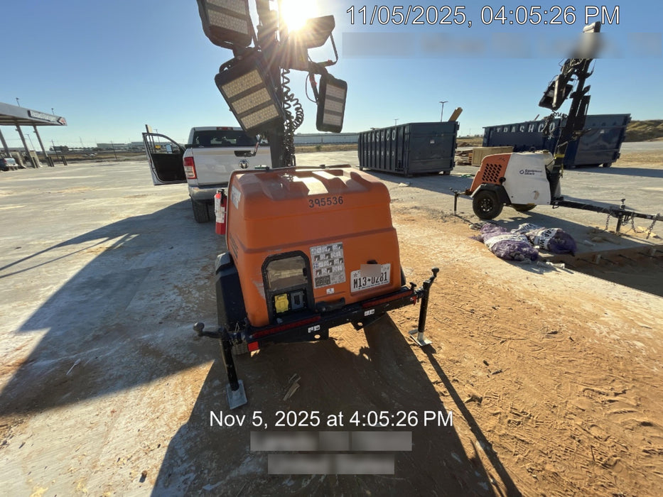 2024 Generac MLT2 Diesel, Flex Switch 120V Input, Powerzone Controller, 
(4) 320W LED Lights, 4kW Generator, 39.9 Gal Fuel Tank, 2" Ball, T3