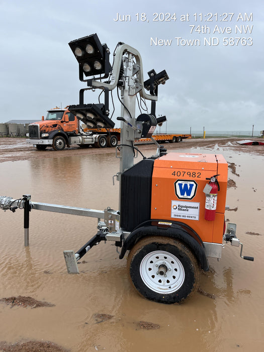 2024 Wanco WLTT-4MM4K Diesel, Deep Sea Controller, Shore Power Plug, Auto Start, (4) 350W LED Floodlights, 4kW Generator, 60 Gal Fuel Tank, 2" Ball, T3