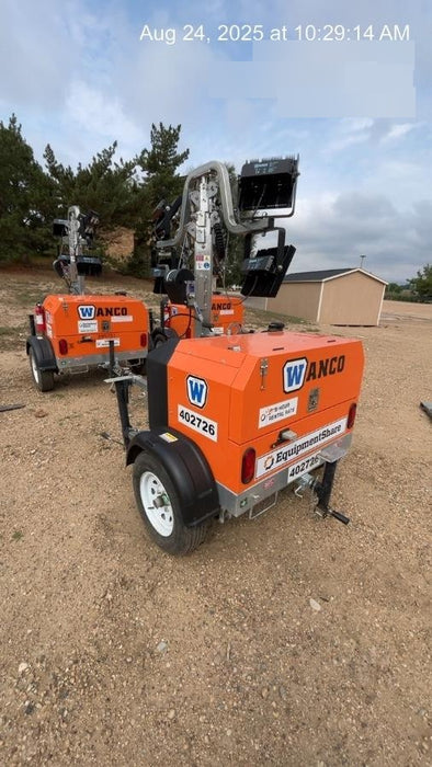 2024 Wanco WLTT-4MM4K Diesel, Deep Sea Controller, Shore Power Plug, Auto Start, (4) 350W LED Floodlights, 4kW Generator, 60 Gal Fuel Tank, 2" Ball, T3