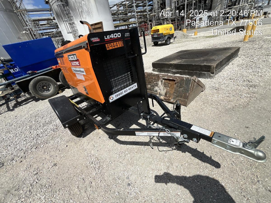 2025 Lincoln Electric LE400 Diesel, Kubota V1505, 22 HP, Trlr, Cable Rack, Light Kit, ES Decals, T3