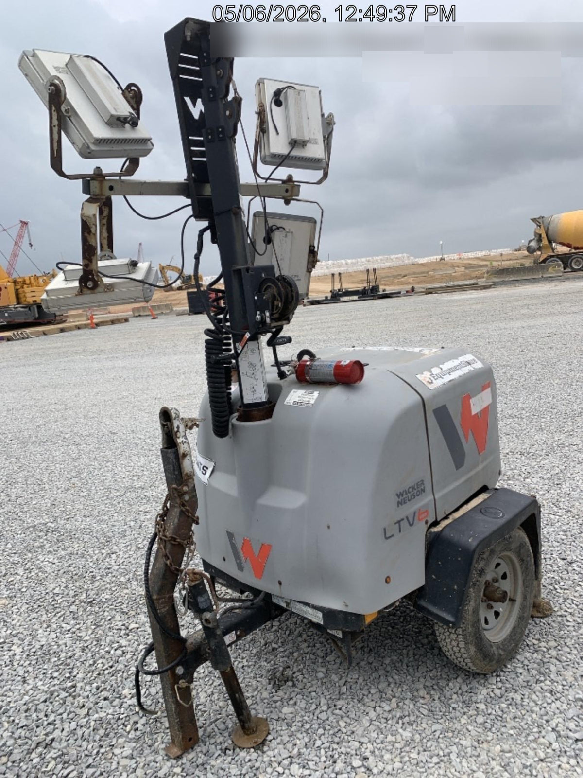 2019 Wacker Neuson LTV6K-LED LTV6K Light Tower, LED 300W, Telematics EQ SH Kubota