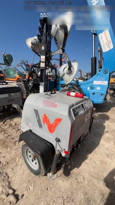 2019 Wacker Neuson LTV6L-MH Wacker Neuson LTV6L Mobile Light Tower w/Fuel Level Sensor Installed