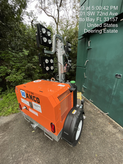 2023 Wanco WLTT-4MM4K Diesel, Deep Sea Controller, Shore Power Plug, Auto Start, (4) 350W LED Floodlights, 4kW Generator, 60 Gal Fuel Tank, 2" Ball, T3