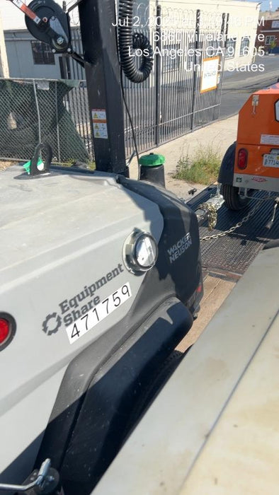 2024 Wacker Neuson LTT4 Diesel, Kohler KDW702, Deep Sea Controller, Auto Start, LED 320W, Bypass Outlet, T3