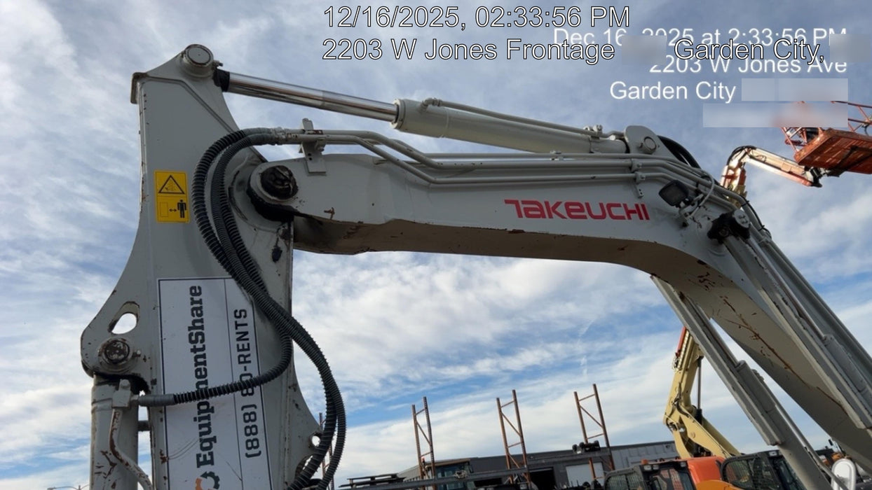 2019 Takeuchi TB290 Cab/Heat/AC Rubber tracks, Dozer blade, Travel alarm, Auxiliary hydraulics w/Manual QC, Hydraulic thumb, 18", 24", and 36" Buckets