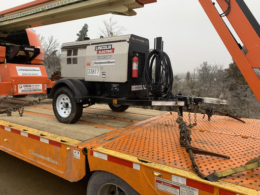 2019 Lincoln Electric Vantage 322 Welder Ready-Pak 3, Two wheel trailer, Fender and Light kit, Cable Rack