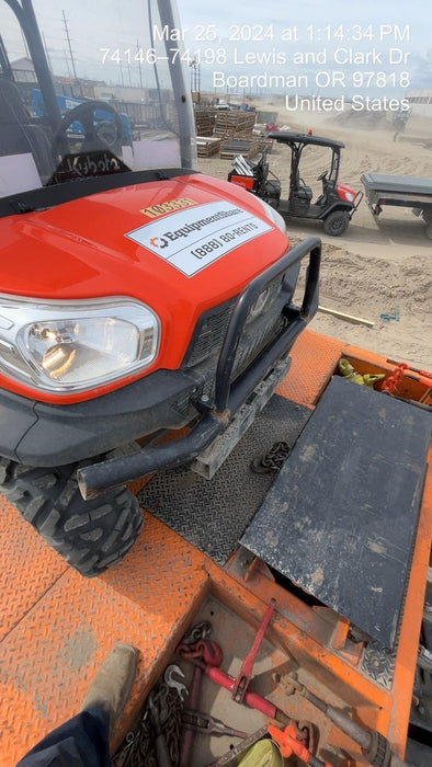 Kubota RTV-X1140W-H 4WD, LED Strobe, Windshield Acrylic Clear, Plastic Canopy, Wire Harness Kit, Backup Alarm