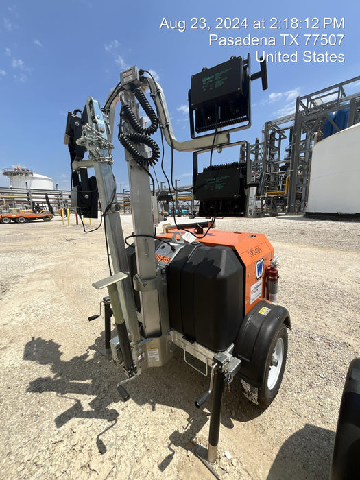 2024 Wanco WLTT-4MM4K Diesel, Deep Sea Controller, Shore Power Plug, Auto Start, (4) 350W LED Floodlights, 4kW Generator, 60 Gal Fuel Tank, 2" Ball, T3