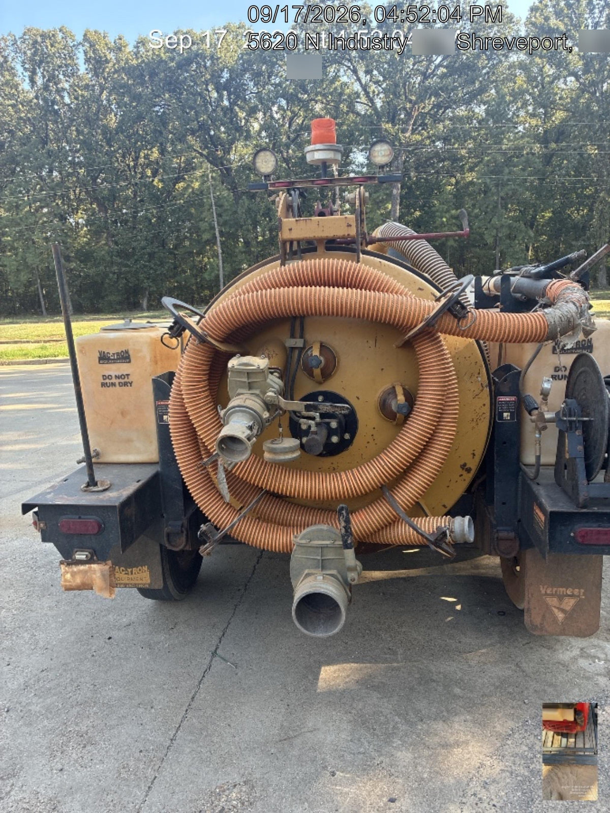 2019 Vac-Tron LP573XDT 24Hp Kohler Diesel, 500 Gal Debris Tank, 500 CFM Vacuum Pump, x2 100 Gal Water Tanks