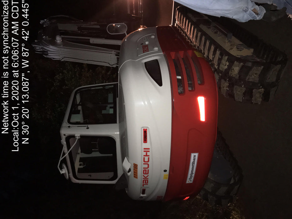 2020 Takeuchi TB290C Cab/Heat/Air, Rubber Tracks, Manual TAG QC