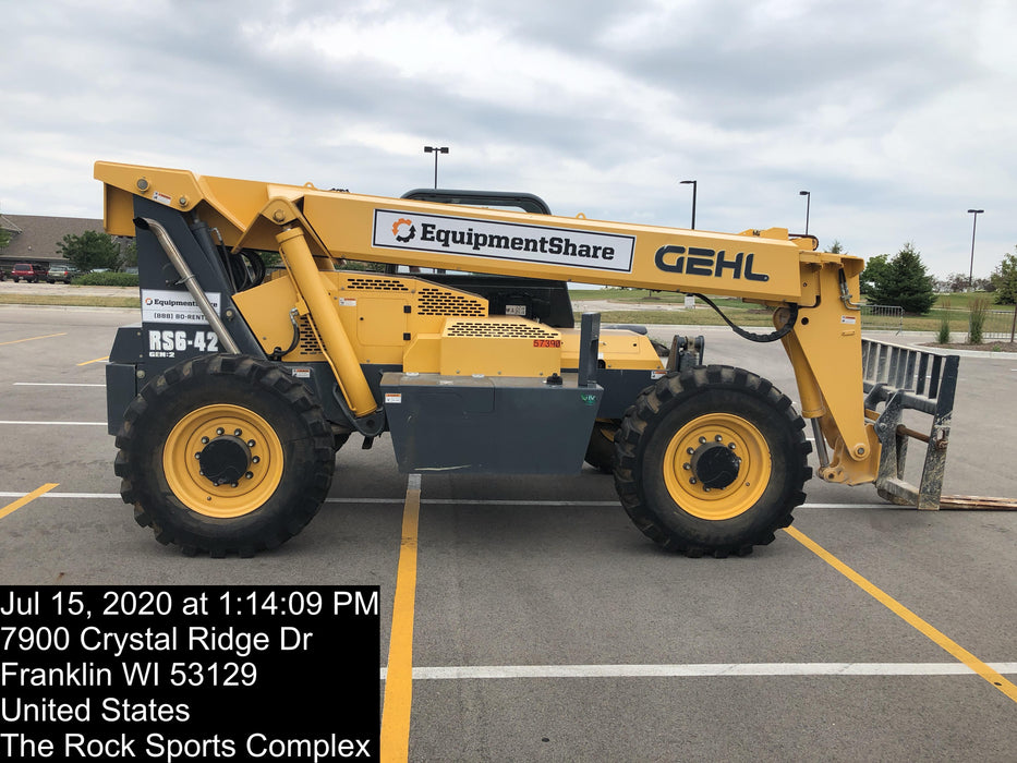 2015 Gehl RS6-42 Standard Rental Specs