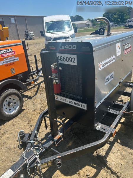 2024 Lincoln Electric LE400 Kubota V1505, Trlr, Cable Rack, Light Kit, ES Decals, T3