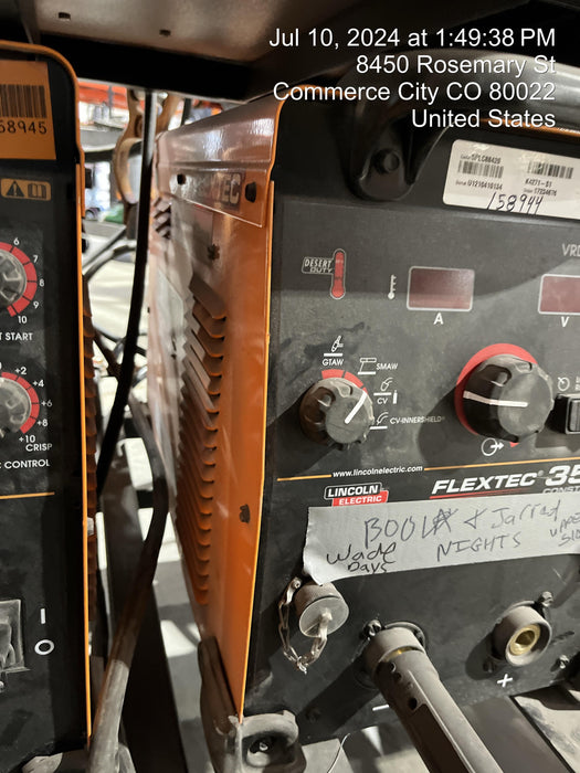 2021 LINCOLN ELECTRIC FLEXTEC 350X