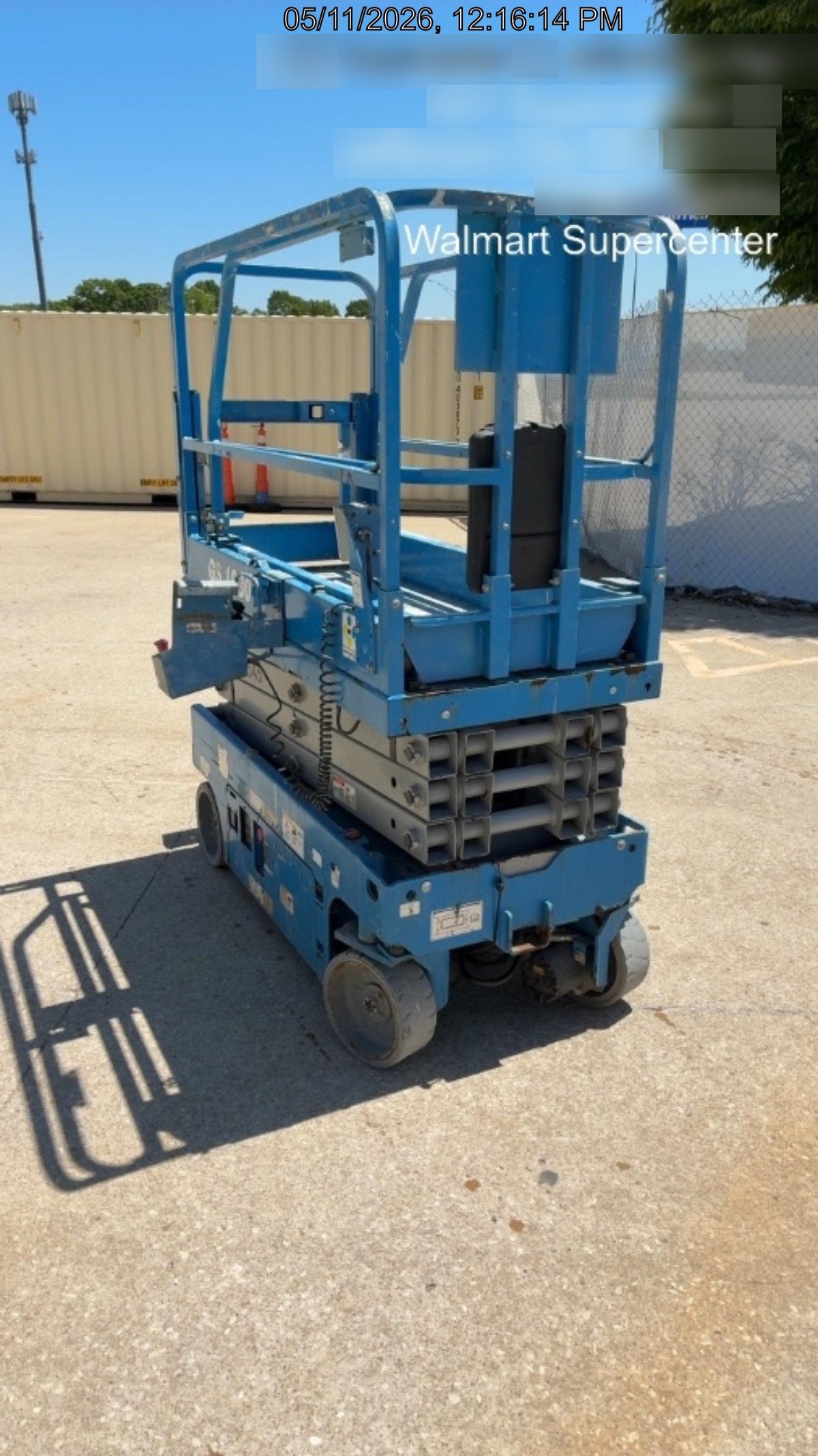 2020 Genie GS-1930 Solid Non Marking Tires, Beacon, Folding rails with half height swing gate