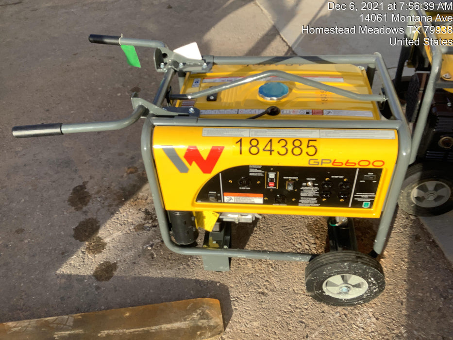 2021 WACKER NEUSON GP6600A