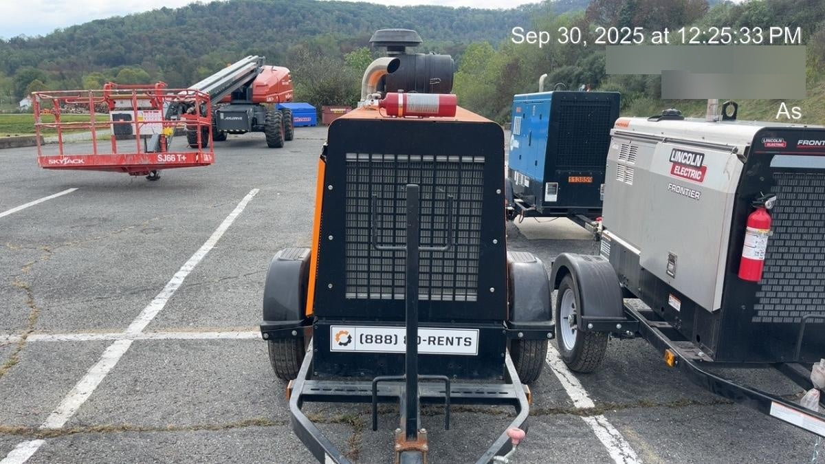 2021 Lincoln Electric Vantage 549X Ready Pak 3, ORANGE (includes trailer, cable rack, fender light kit)