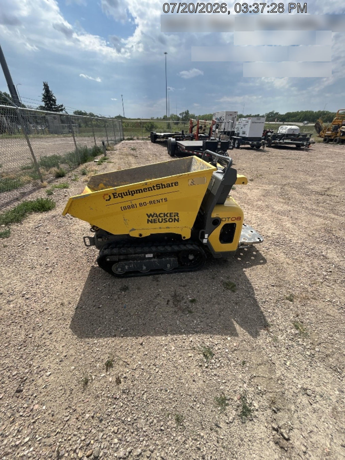 2019 WACKER NEUSON DT08