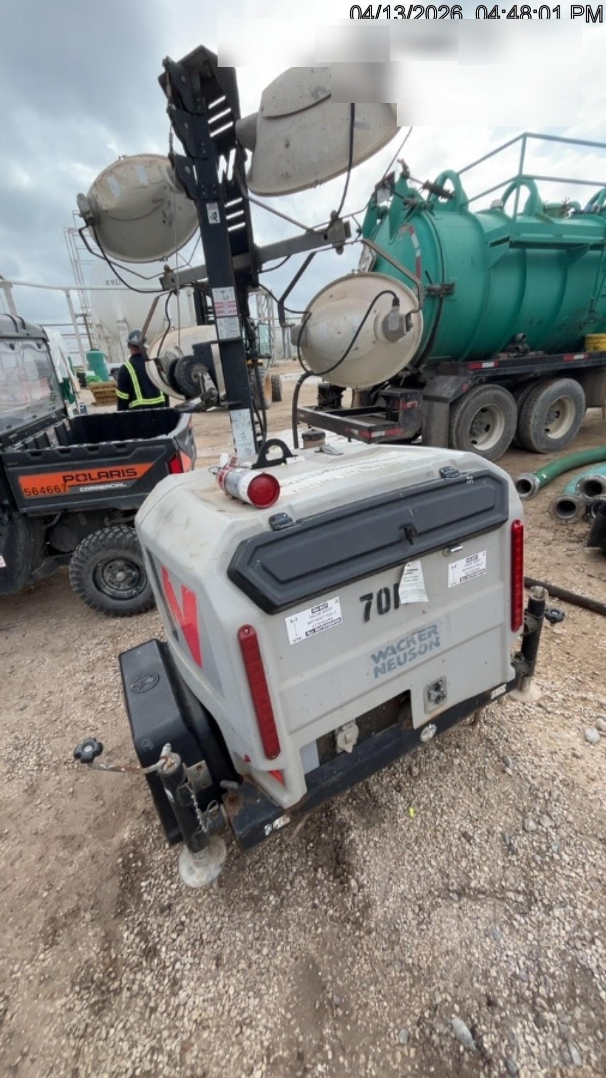 Wacker Neuson LTV6K-MH Wacker Neuson LTV6K Light Tower w/Kubota Engine