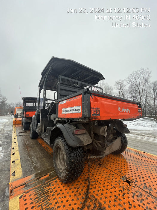 2022 Kubota RTV-X1140W-H Plastic Canopy, Windshield Acrylic Clear, LED Strobe Light, Wire Harness Kit, Back up Alarm