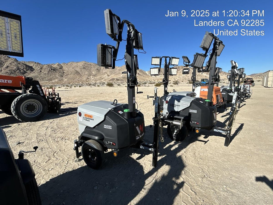 2024 Wacker Neuson LTT4 Diesel, Kohler KDW702, Deep Sea Controller, Auto Start, LED 320W, Bypass Outlet, T3