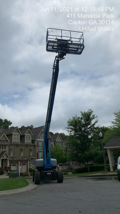 2020 Genie S-85 XC FF Tires, Beacon, 12kw Generator