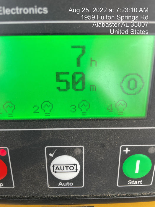 2022 Allmand NLV3GR (4) LED Light Fixture 350W, 23' Vertical Mast, 3kW Prime, Towable, Deep Sea L401, Leveling Jacks, Yanmar T4F 5.8hp